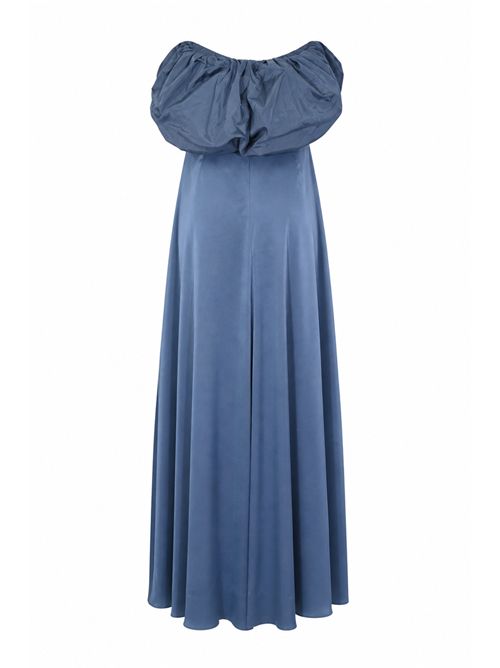 Abito bustier MSEOPEROSO in satin e taffetà Avio MAX MARA STUDIO | 2616221054600008